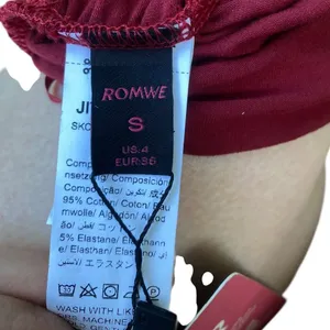Romwe Whimsigoth Y2K Size S Top Contrast Lace Ruched Tie Back V-Neck Top Vest Red thumbnail 8