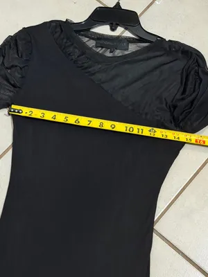 Kendall + Kylie Women Night‎ Black Gothic Sheer Long Sleeve Bodycon Dress size S thumbnail 10