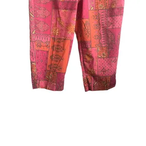 Susan Bristol Pants Women Plus 16 Pink Orange Straight Leg Side Zipper Retro thumbnail 12