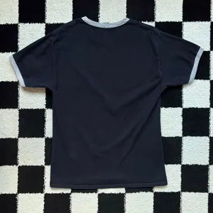 Champion Black and Grey Ringer Tee M thumbnail 2