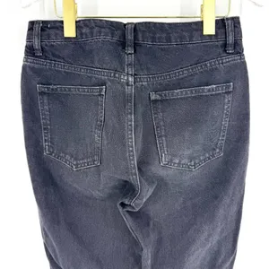 We the Free High Rise Straight Leg Cotton Denim Black Size‎ 28 thumbnail 5
