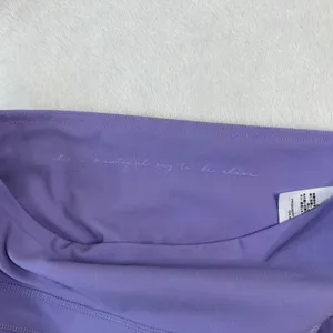 Gymshark Whitney Simmons Wildflower Purple Leggings Medium High Rise thumbnail 9
