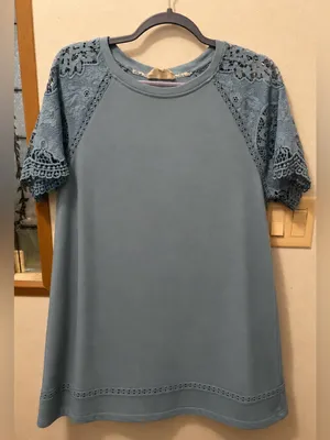 Umgee Womens Dress Size Small in Dusty Blue thumbnail 1