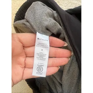 Athleta Brooklyn Textured Lined Jogger Size 4 Black Camo Travel Pants thumbnail 9