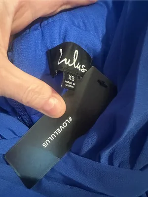 NWT Lulus | Heavenly Hues Royal Blue Maxi Dress, Size XS thumbnail 7