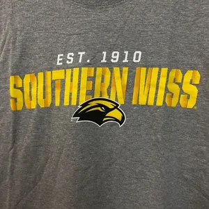 Southern Miss College Football Grey Tshirt size Extra Large thumbnail 2