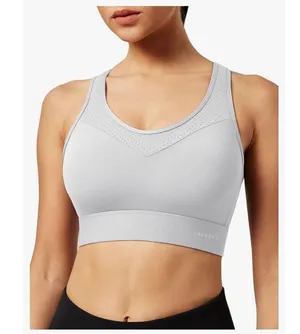 NEW High Impact Sports Bras High Support Push up Racerback Workout L thumbnail 1
