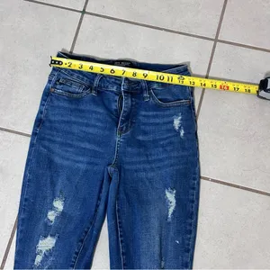 Judy Blue Women Streetwear Blue Denim Distressed Ripped Jeans size 3/26.‎ thumbnail 6