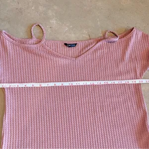 SHEIN Blush Knit Top thumbnail 2