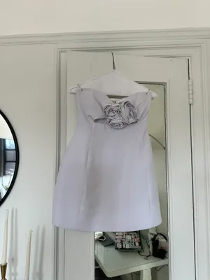 Yojani Boutique White Strapless Mini Dress thumbnail 3