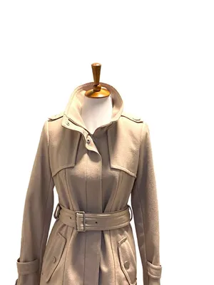 Kenneth Cole New York Peacoat Beige Size 6 Y2K Neutral Old Money Classic Preppy thumbnail 7