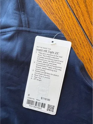 Lululemon Instill High Rise 25” True Navy Size 8 NWT thumbnail 5