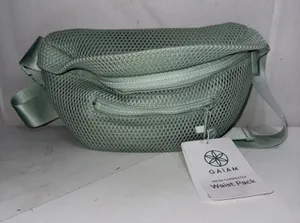 GAIAM Crossbody Belt Bag‎ Adjustable Microfiber Mint/Green Waist Fanny Pack NWT thumbnail 1