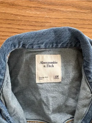 Abercrombie & Fitch Light Blue Denim Jacket thumbnail 3
