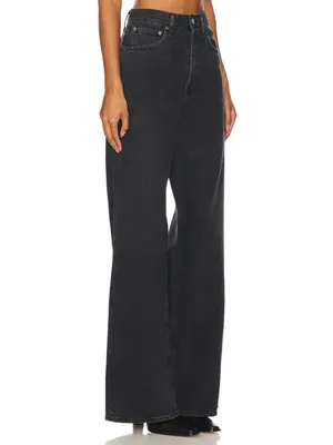 NWT AGOLDE Dame in Hitch High Rise Wide Leg Relaxed Rigid Denim Jeans 25 thumbnail 12