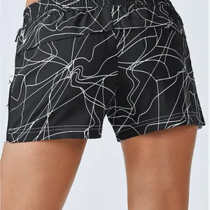 Fabletics Black and White Athletic Shorts thumbnail 3