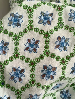 2000s Victoria's Secret blue and green floral slip Size S thumbnail 5