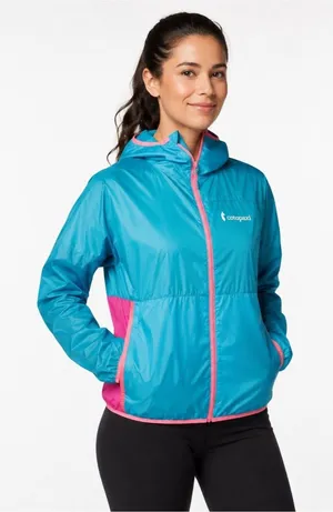 Cotopaxi Teca Windbreaker Jacket Blue Pink Colorblock XS Lightweight Gorpcore thumbnail 1