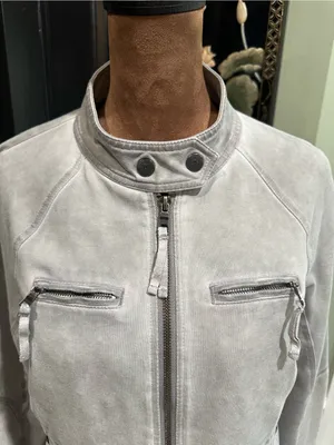 Marrakech by Anthropologie Gray Knit French Terry Moto Jacket – Size Small thumbnail 2
