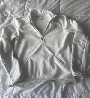 white nike therma fit quarter zip thumbnail 1
