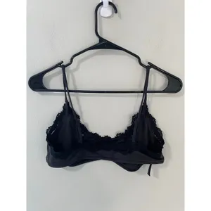 SKIMS Lace Scoop Bralette Black Women’s Size XL thumbnail 2