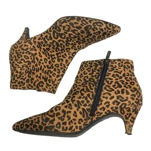 CIRCUS Sam Edelman KIRBY Animal Print Kitten Heel Sz 8 Ankle Booties NEED REPAIR thumbnail 10