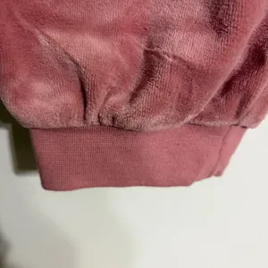 Banana Republic Womens Velour Joggers Pink Elastic Waist Lounge Pants Large thumbnail 10