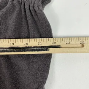Pleione‎ Shirt Women Small Gray V-Neck Ruched Cap Sleeve Soft Knit Anthropologie thumbnail 5