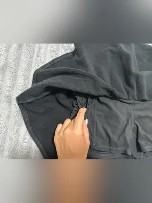 JoyLab Black Circle Skirt with Wide Waistband thumbnail 3