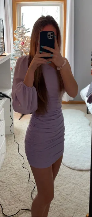 formal dress Purple thumbnail 3