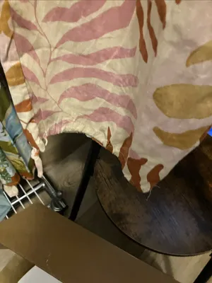 Nicole Miller Pink and Tan Zebra-Print Wide Leg thumbnail 6