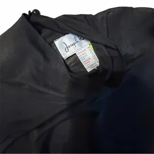 Joseph Ribkoff Black Sheer Cropped Long Sleeve Top | Size 8 thumbnail 6