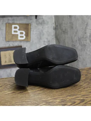 A New Day Block Heel Slouchy Faux Leather Booties Black 7.5M thumbnail 5