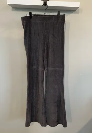 Aerie High-Rise Flare Pants Ribbed thumbnail 1