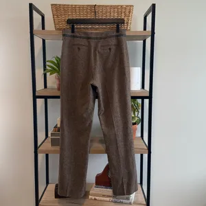 Pendleton High-Rise 100% Virgin Wool Brown Heather Career Dress Pant Trouser, 10 thumbnail 6