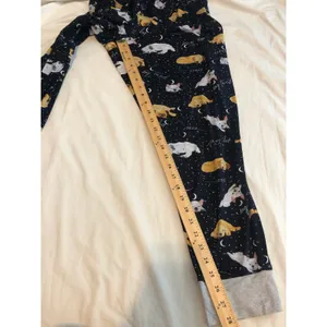 Cuddl Duds Blue Sleeping Dogs Stars Moon Print Pajama Set Size L Cozy Soft thumbnail 10