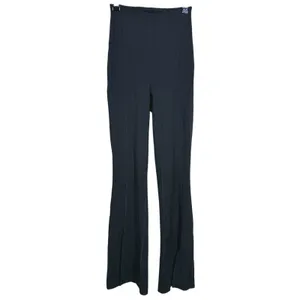 Lululemon In The Groove High Rise Flare Pant Size 2 Black Split Hem Athleisure thumbnail 2
