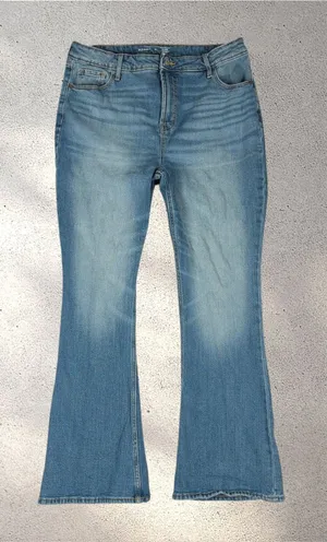 Old Navy Extra High Rise Flare Jeans Women's 14 Secret Smooth Pockets Y2k Casual thumbnail 1