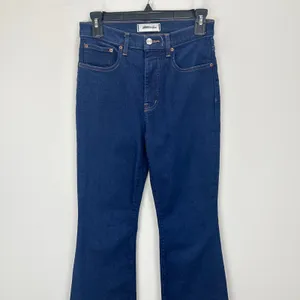 NEW Madewell The Stretch Flare Jean Rinse Wash Dark Blue High Rise US 26 thumbnail 6