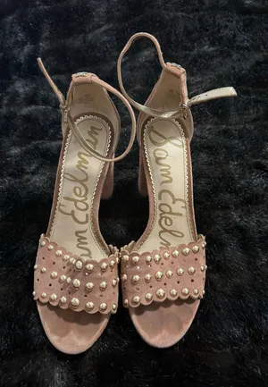Sam Edelman Yoshi studded heeled sandal women's size 9 shoes heels thumbnail 1