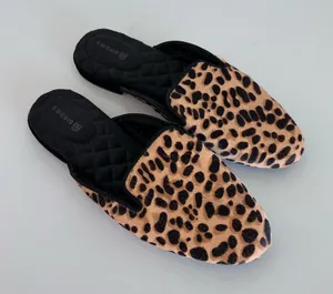 Birdies Women's‎ Phoebe Cheetah Quilted Mules thumbnail 1