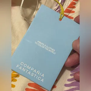 Compañía Fantástica Sleevelss Multicolor Dress V-Neck Colorful Playful Vacation thumbnail 11