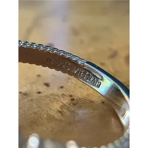 Judith Ripka Simulated Diamond Ring Size 7 thumbnail 6