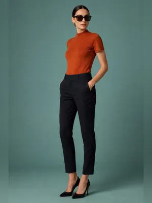 A New Day Womens Trouser Pants 10 Tapered Leg Stretch Business Casual Career thumbnail 6