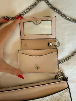 Nine West Pink and White Purse + Wallet thumbnail 5