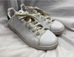 ⁠adidas Stan Smith White Fairway Green Sneakers 6 Low top court shoes Minimalist thumbnail 1