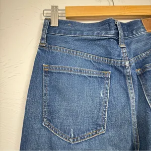 Madewell Blue The Perfect Vintage Jeans Womens 26 Raw Hem High Rise Denim Casual thumbnail 12