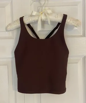 Old Navy Active brown active tank top thumbnail 3