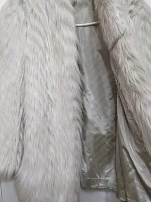 Faux Coat White Size L thumbnail 4