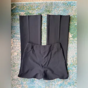 Krass&co Vintage Y2K NY&Co City Stretch black bootcut seamless dress pants, size 8 tall thumbnail 4